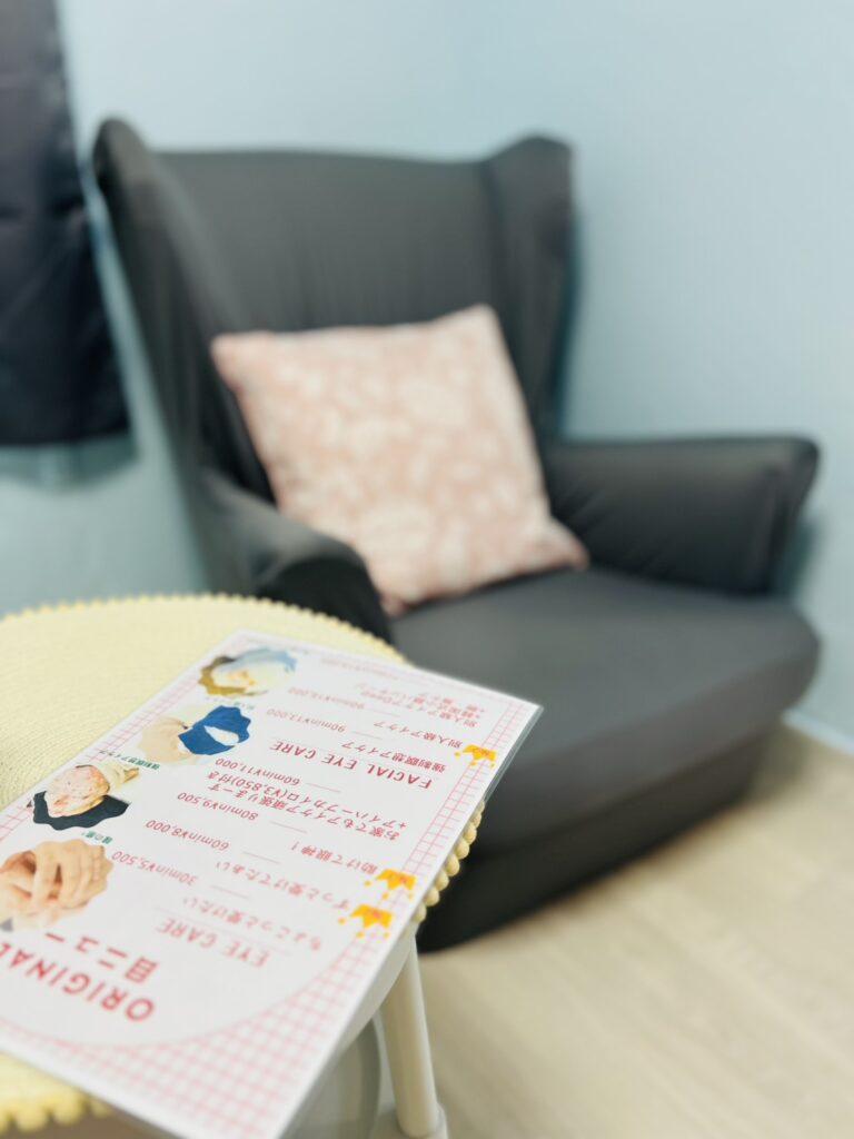 カウンセリングはベンチで